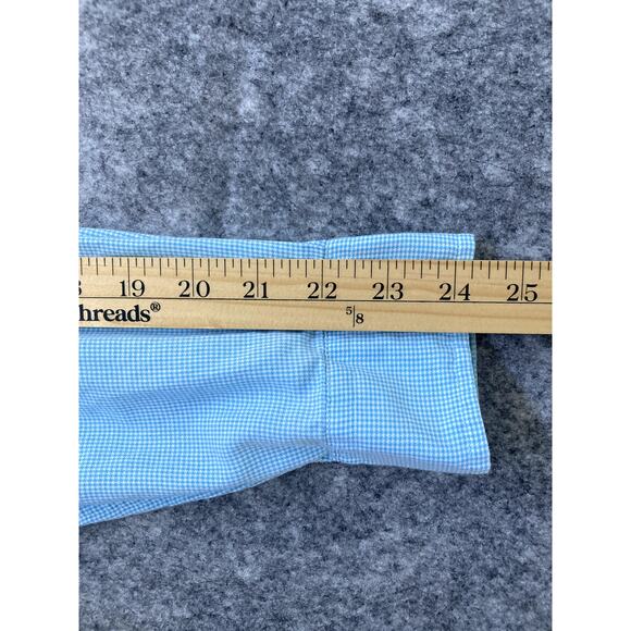 Polo Ralph Lauren Dress Shirt Men Medium Blake Button Up Long Sleeve Checkered - Picture 5 of 6